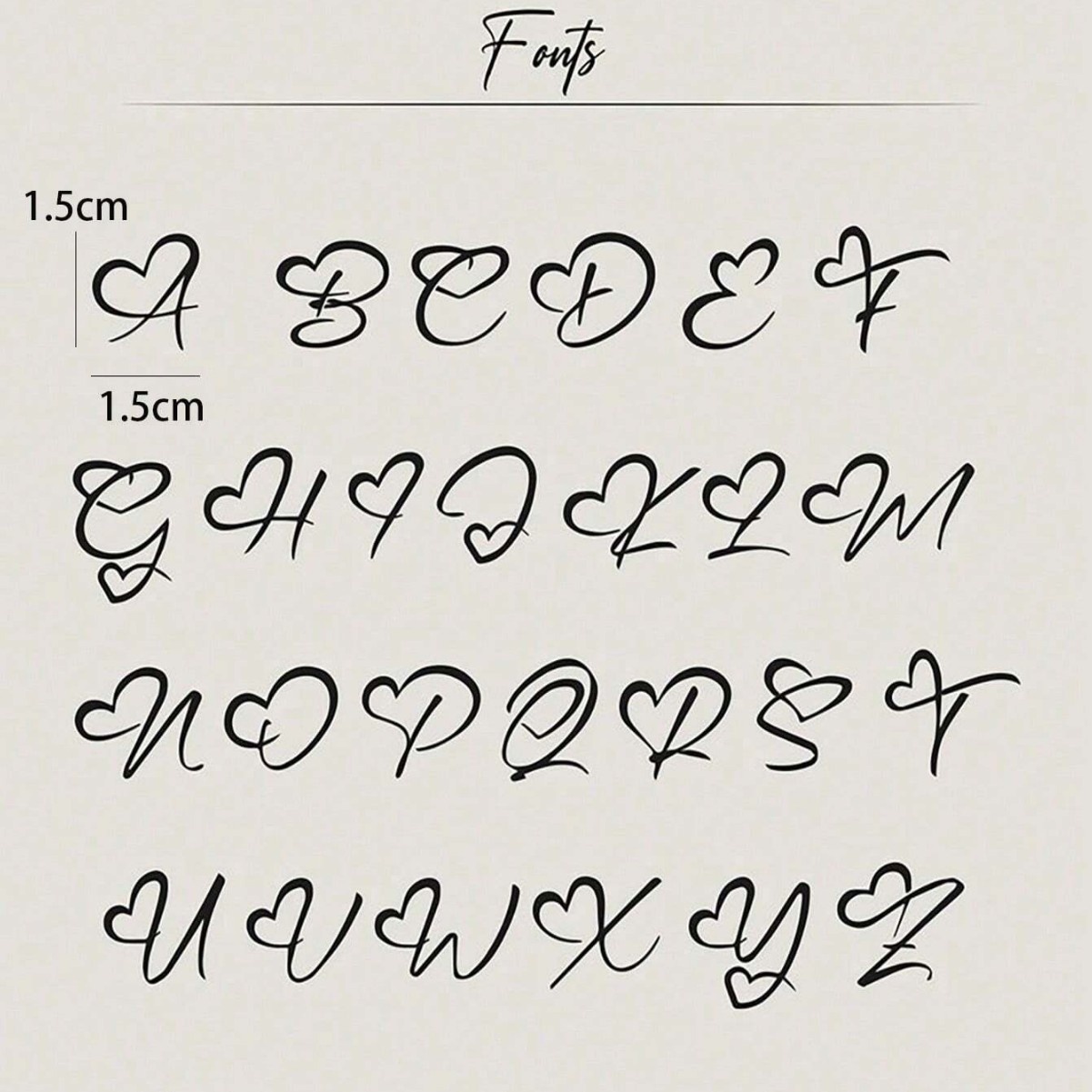 Minimalist Personalized Stainless Steel Gold-Plated Heart And Letter Necklace - Image 3